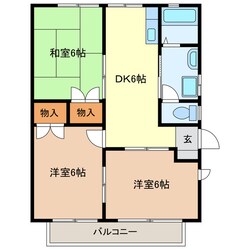 スカイハイツ（堀込町）の物件間取画像